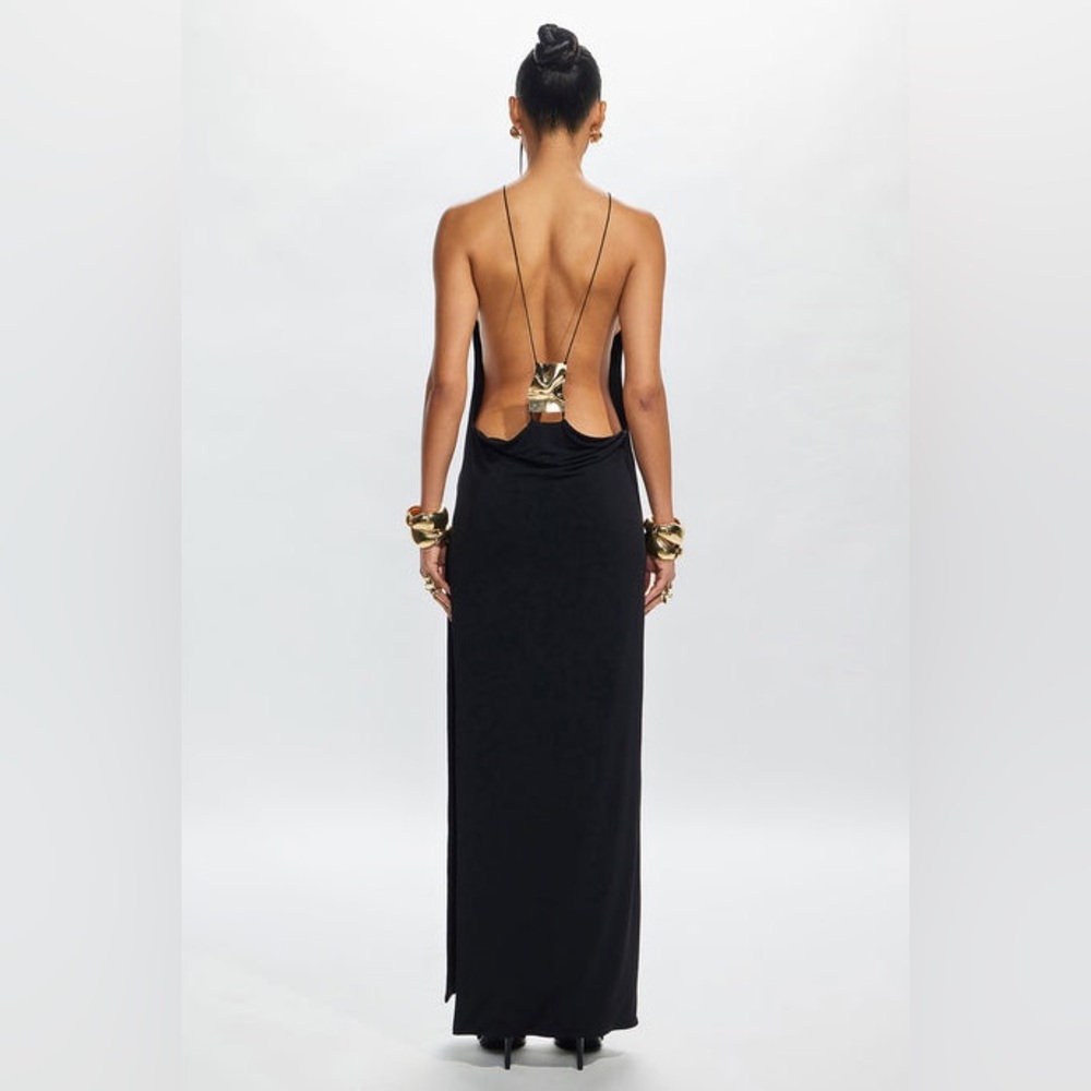 NWT Fashion Nova Bombshell Hardware maxi dress